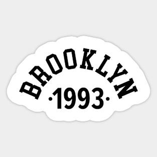 Brooklyn Chronicles: Celebrating Your Birth Year 1993 Sticker